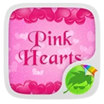 Logo of Pink Hearts Keyboard android Application 